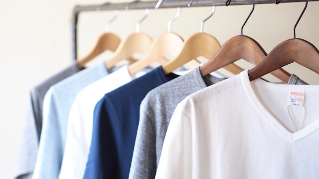 WORKERS V, Crew Neck Pocket T-Shirts-Top