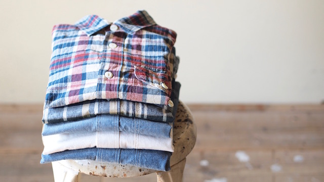 WORKERS Work Shirt India Madras Chambray-Top