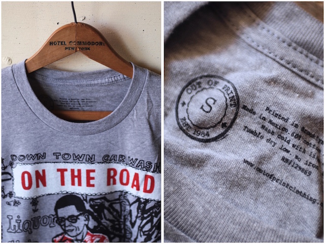 Out of Print T-Shirt On The Road
